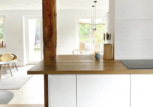 Blick in den Wohn-Essbereich