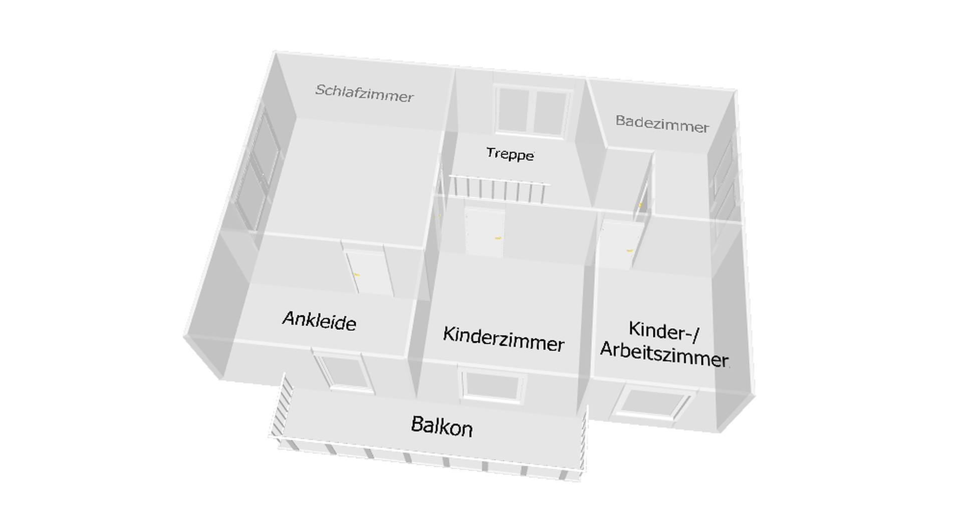 Grundriss Obergeschoss