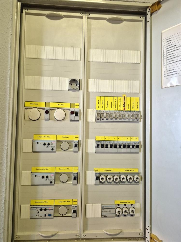 Strom Saal erneuert