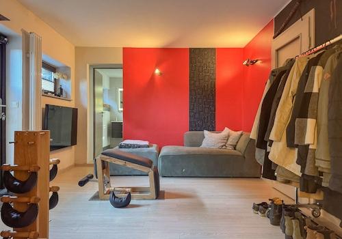 Wohnzimmer im Souterrain