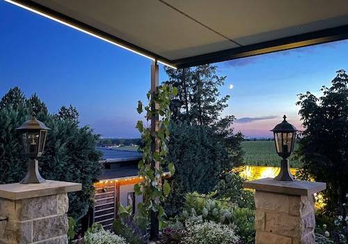 Sonnenuntergang im Sommer