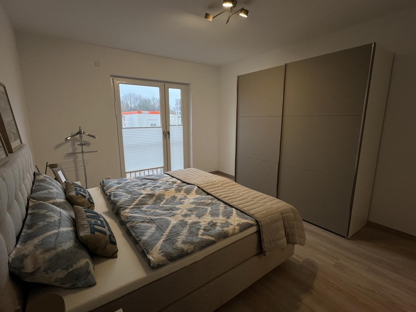 Schlafzimmer, Musterwohnung