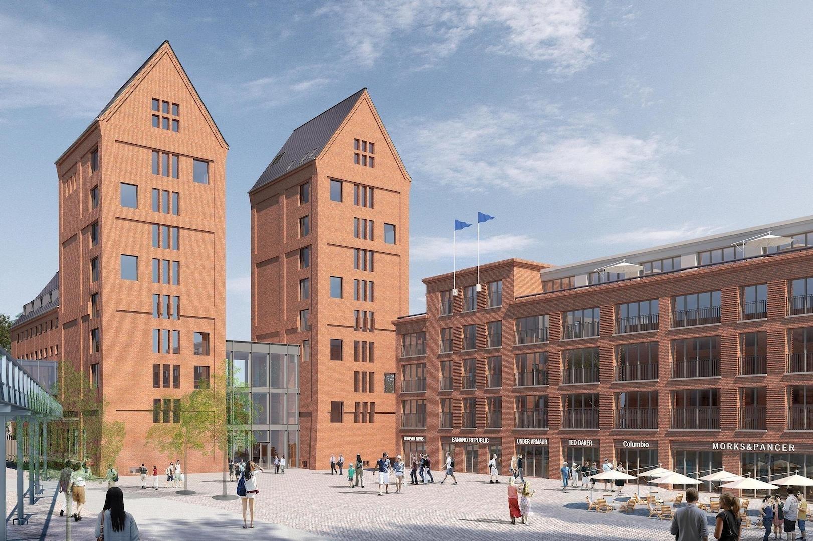 Ansicht N/O Blick zum Hafen