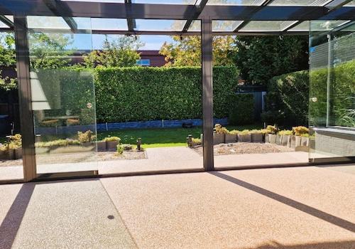 Blick in den Garten Haus A