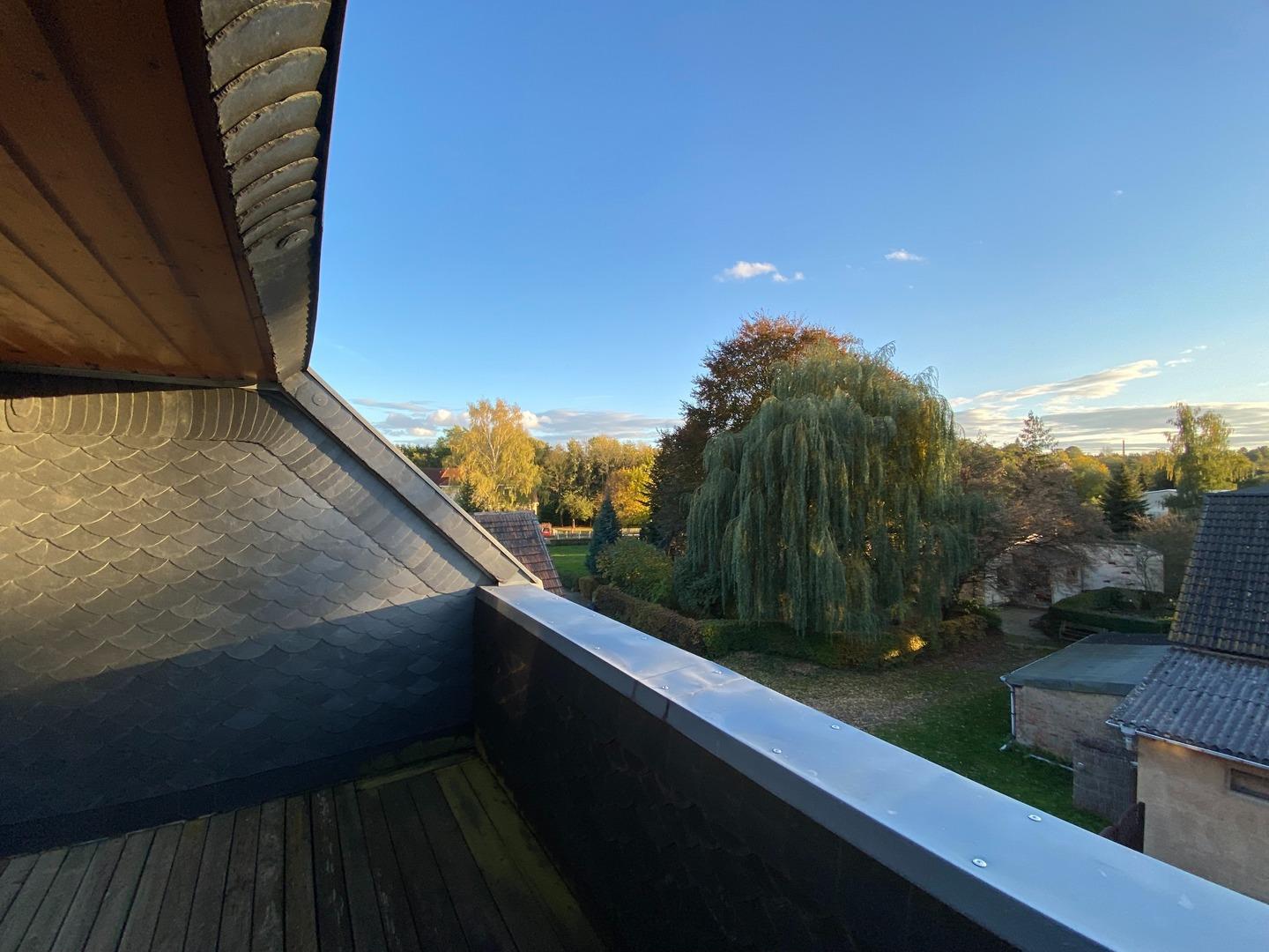 Blick von der Dachterrasse