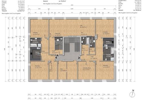 Grundriss DG unmöbliert