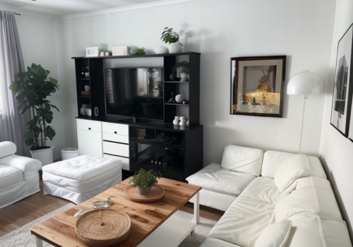 Wohnzimmer Visualisierung (nachher)