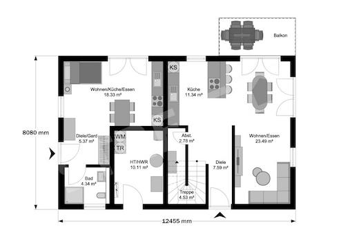 3-Parteienhaus in ruhiger Lage – Kirchseeon, de – Vorschaubild 4