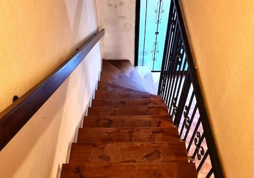 gehen wir ins Obergeschoss