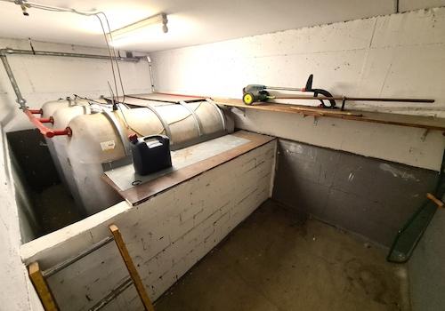 separater Heizölraum