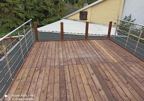 Dachterrasse am Anbau