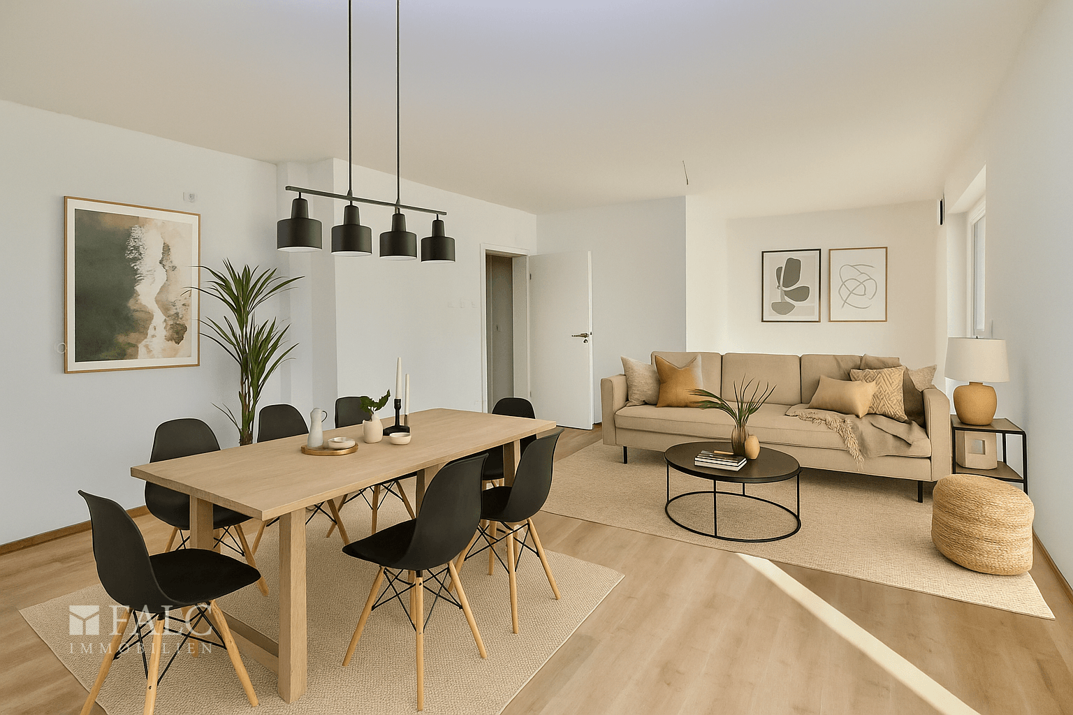 Einrichtungsbeispiel Wohnen