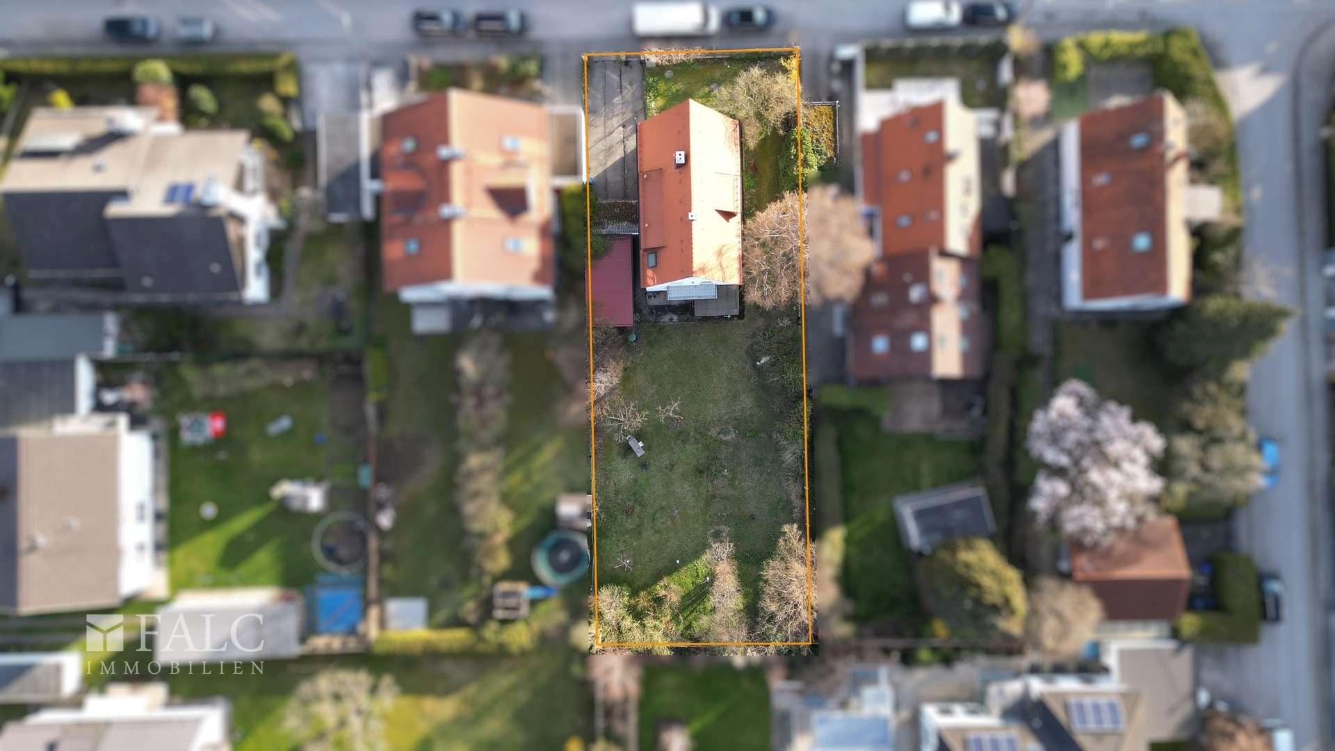 Draufsicht Grundstück