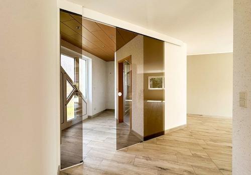 Edle Glasschiebetür