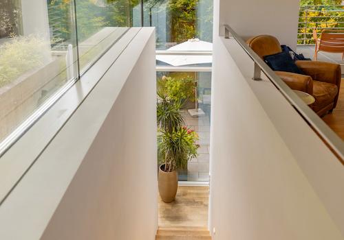 Glas und Licht - ich lasse die Natur mein Gast sein.