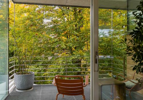 Durchatmen in den Baumwipfeln.