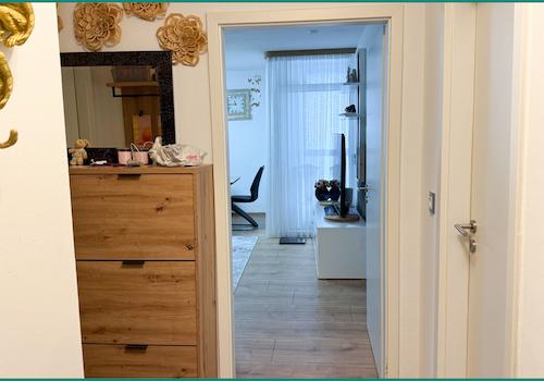 Ein erster Blick in den Flur