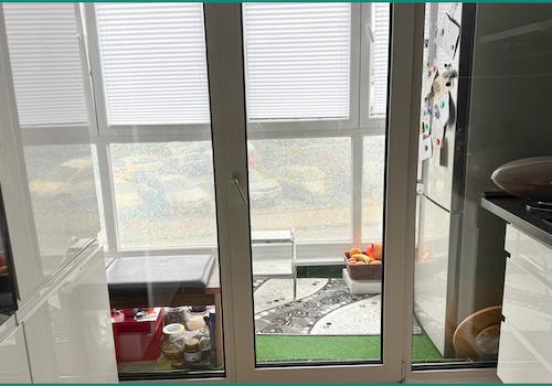 ...Zugang zum Wintergarten