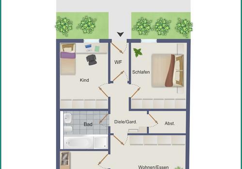 Wohnung im 1. Obergeschoss
