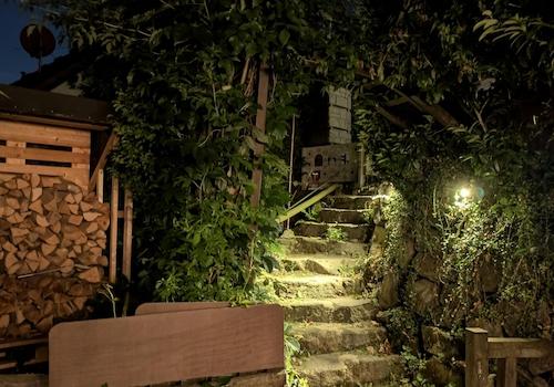 Treppe Garten zur Terrasse