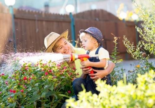 Auch der Garten will versorgt sein
