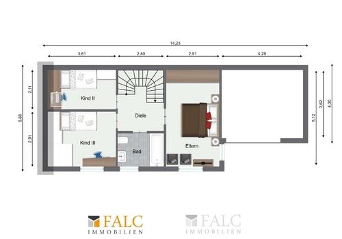 Grundriss Obergeschoss