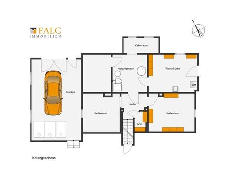 Kellergeschoss Haus und Garage