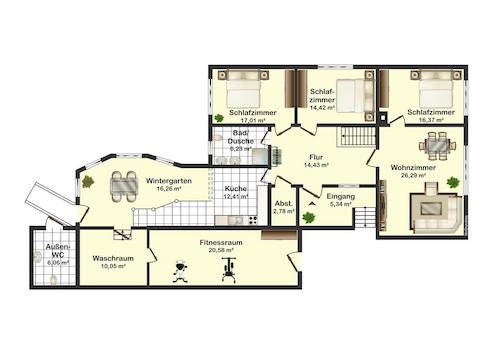 Wohnebene Erdgeschoß