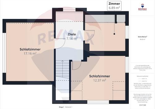 Grundriss 1.Obergeschoss