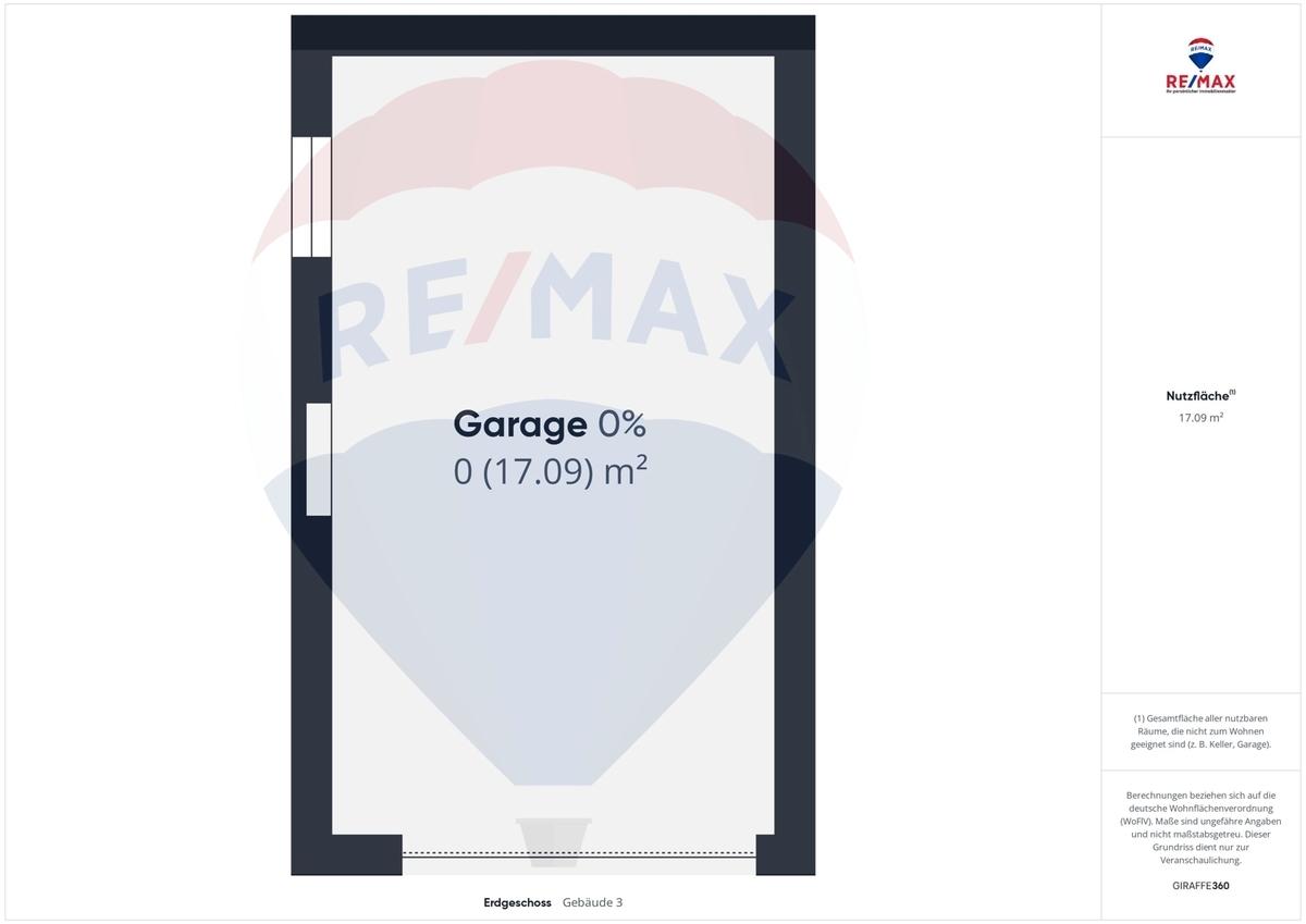 Grundriss Garage