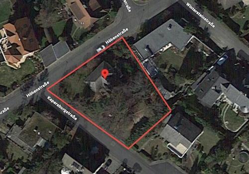 Kartenansicht Grundstück