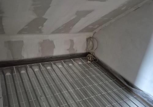 DG Wohnraum, Fußbodenheizung