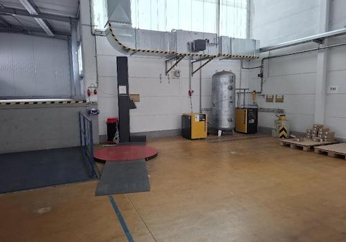 Kompressoranlage und Stretcher