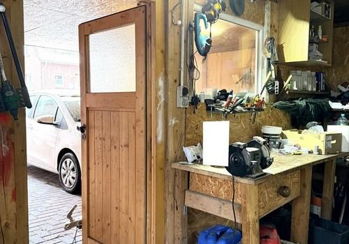 Carport Werkstattbereich