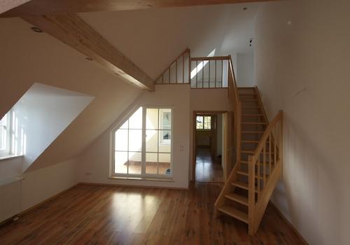 Wohnzimmer und Dachgalerie