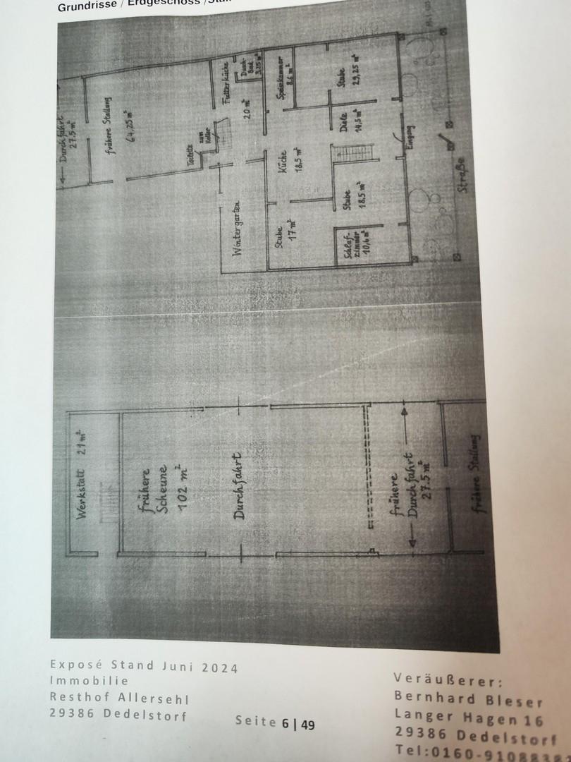 EG Wohnung + Scheune