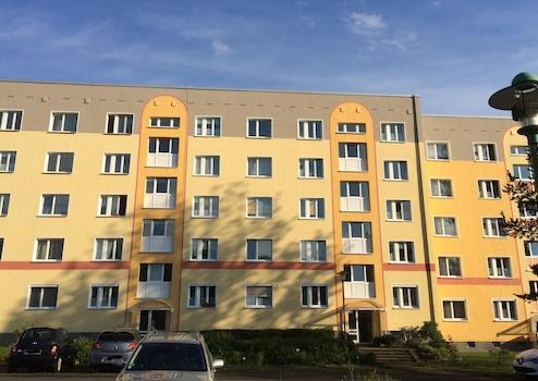 3-Zimmer-Wohnung mit Schlossblick am Waldrand im Coswiger-Spitzgrund mit Stellplatz