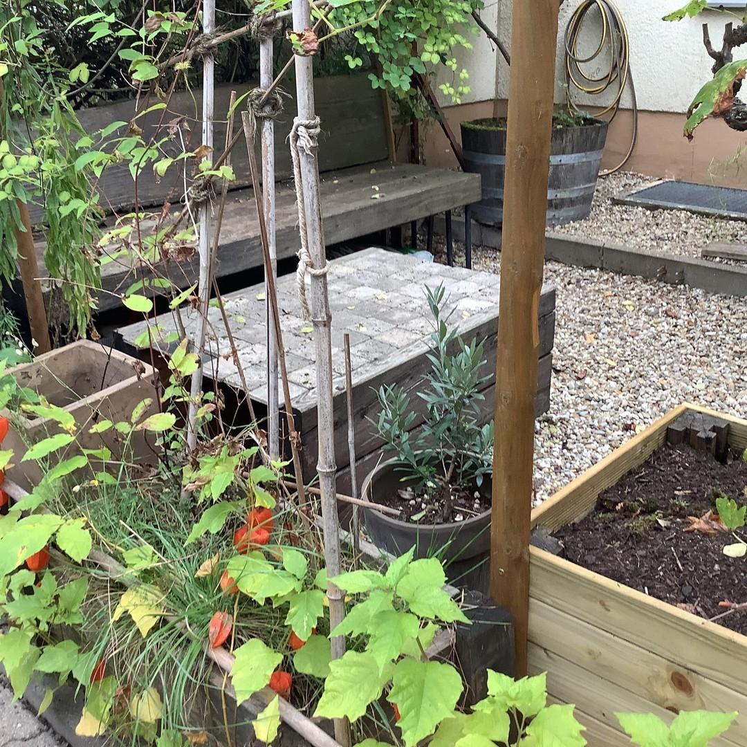 Sitzbereich Vorgarten