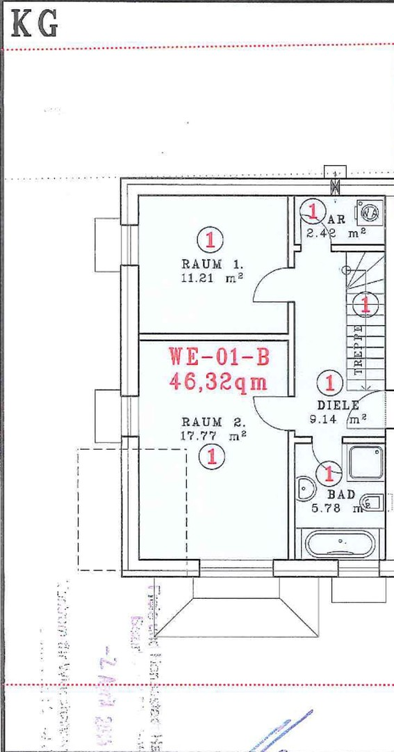 Grundriss Souterrain
