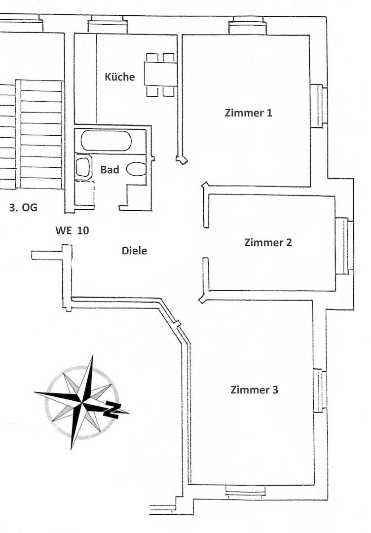 Grundriss WE 10