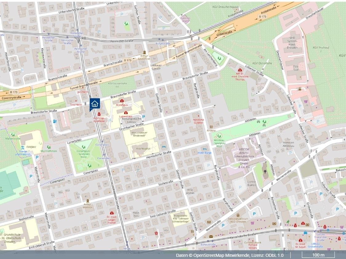 Lageplan 