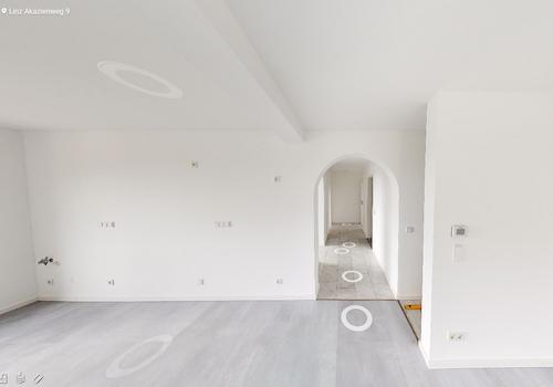 Blick auf die den offenen Küchenbereich