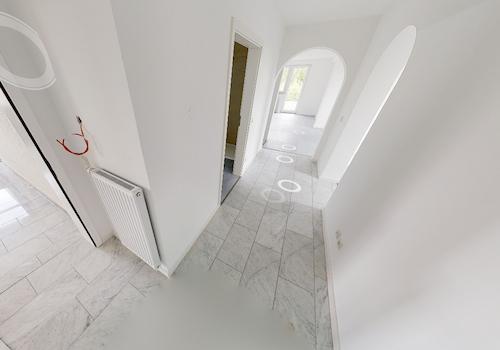 Blick rechter Winkel Eingangsbereich