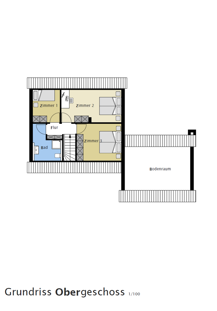 Grundriss Obergeschoss
