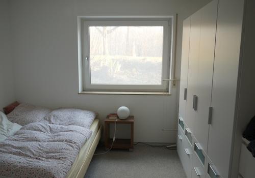 Schlafzimmer in der Einliegerwohnung