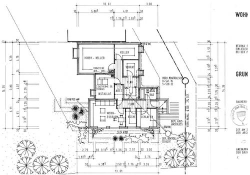 Grundris Untergeschoss