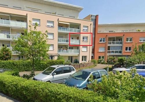 Wohnung von der Gartenseite