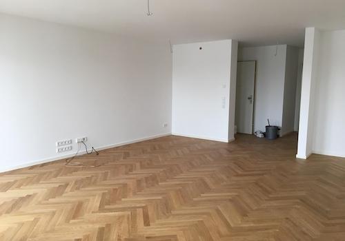 Wohnzimmer als Neubau