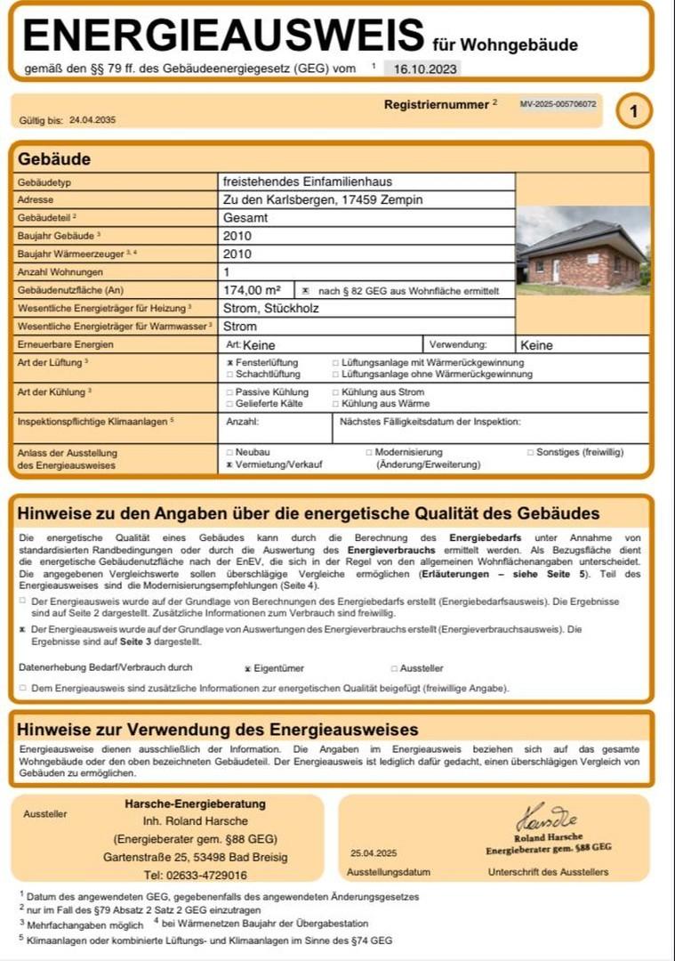 Energieausweis - A