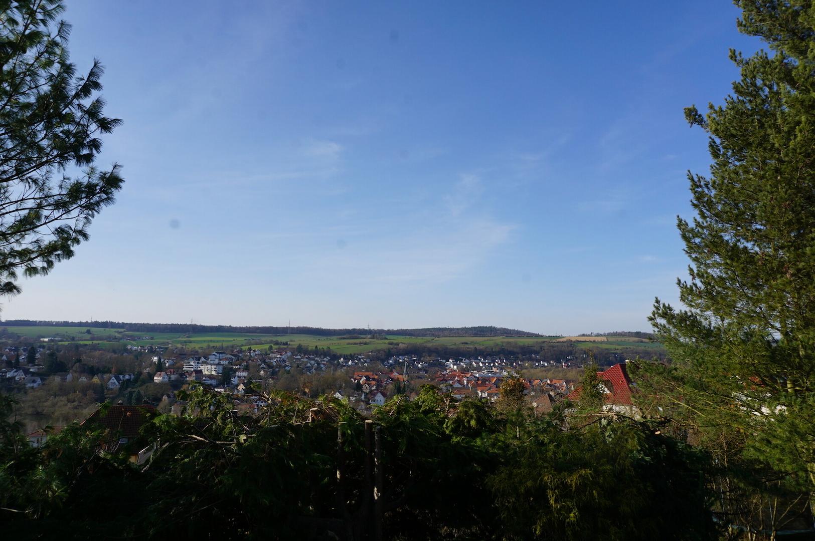 Ausblick vom Balkon